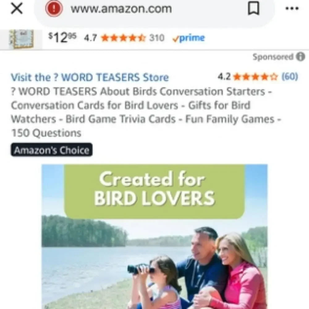 About Birds Card Game - Word Teaser Talk Laugh Learn About Birds